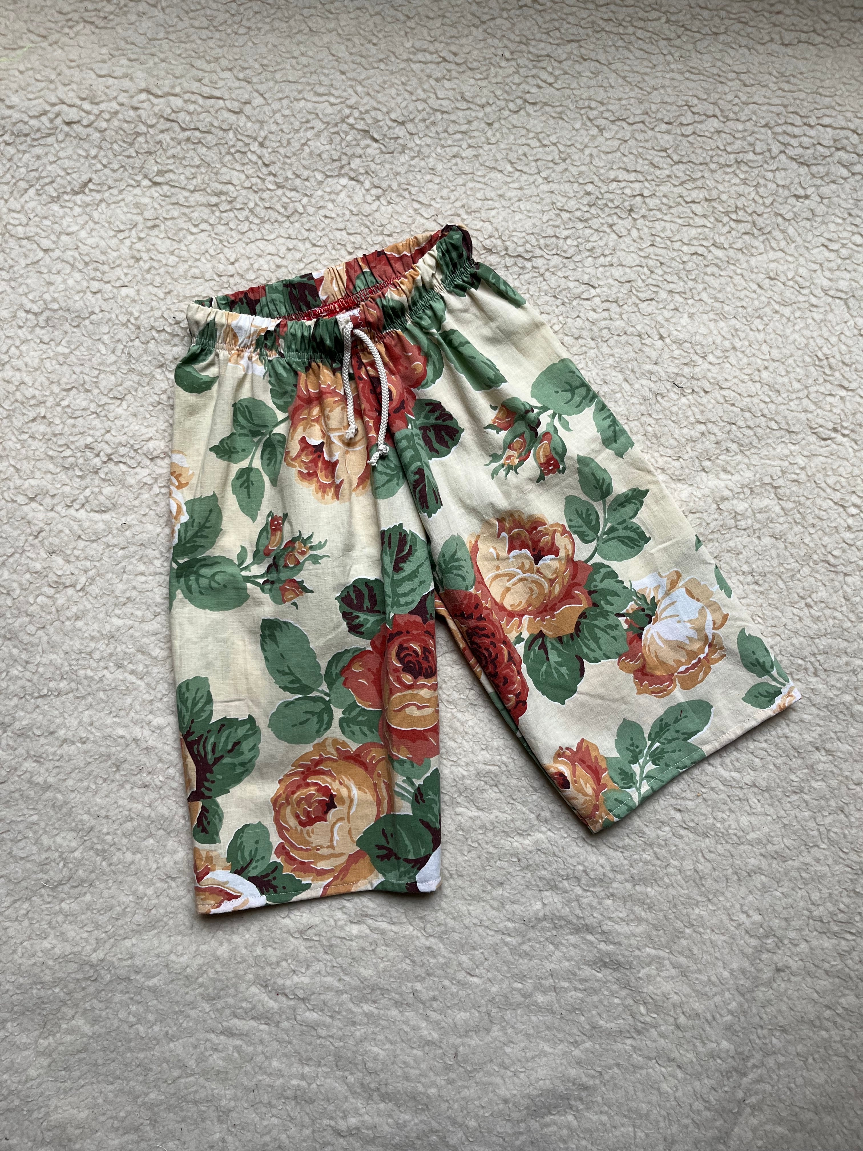 Pantalon fleurs