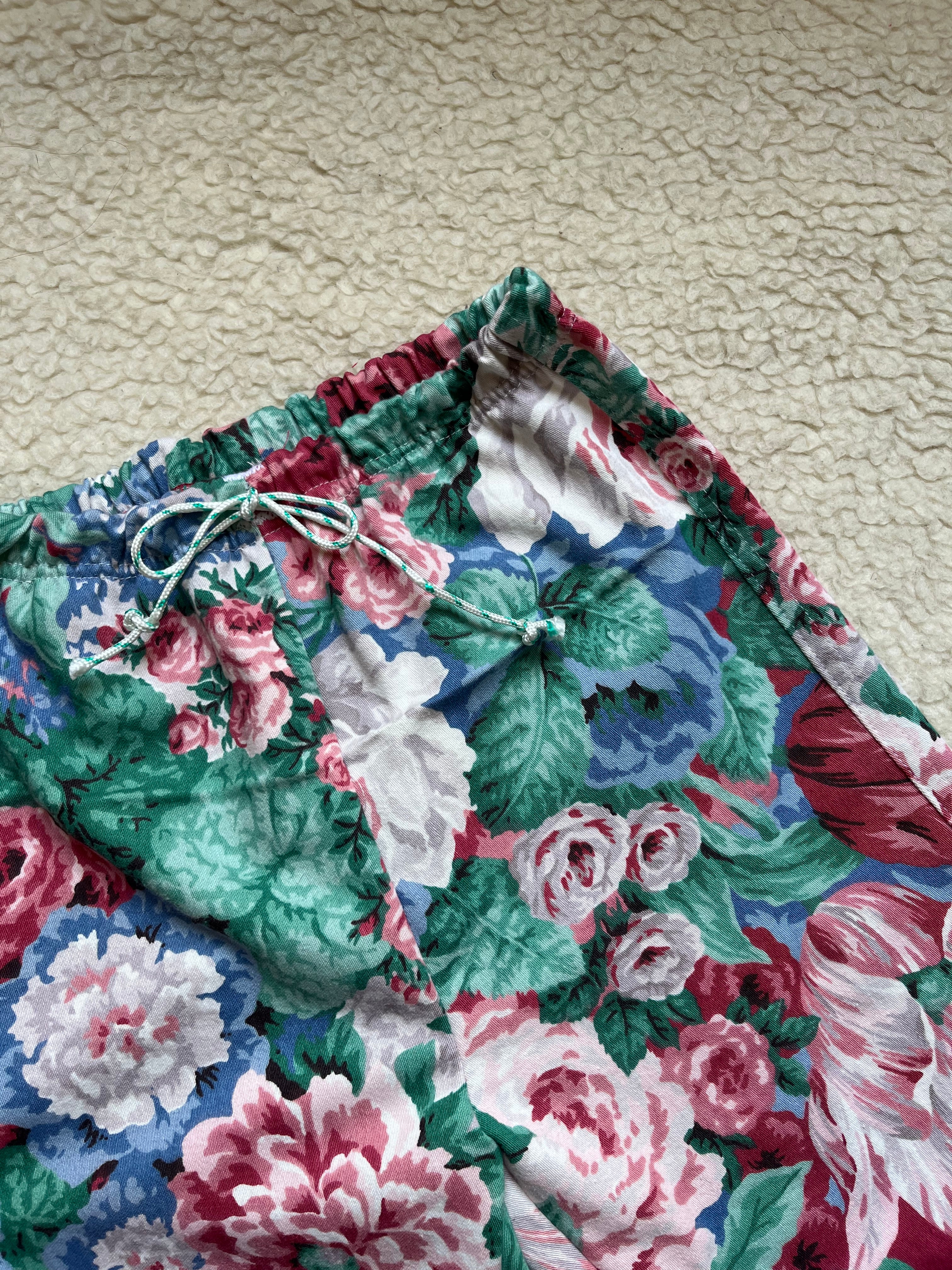 Pantalon enfant à fleurs