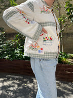 Veste patchwork upcyclée - Pièce unique