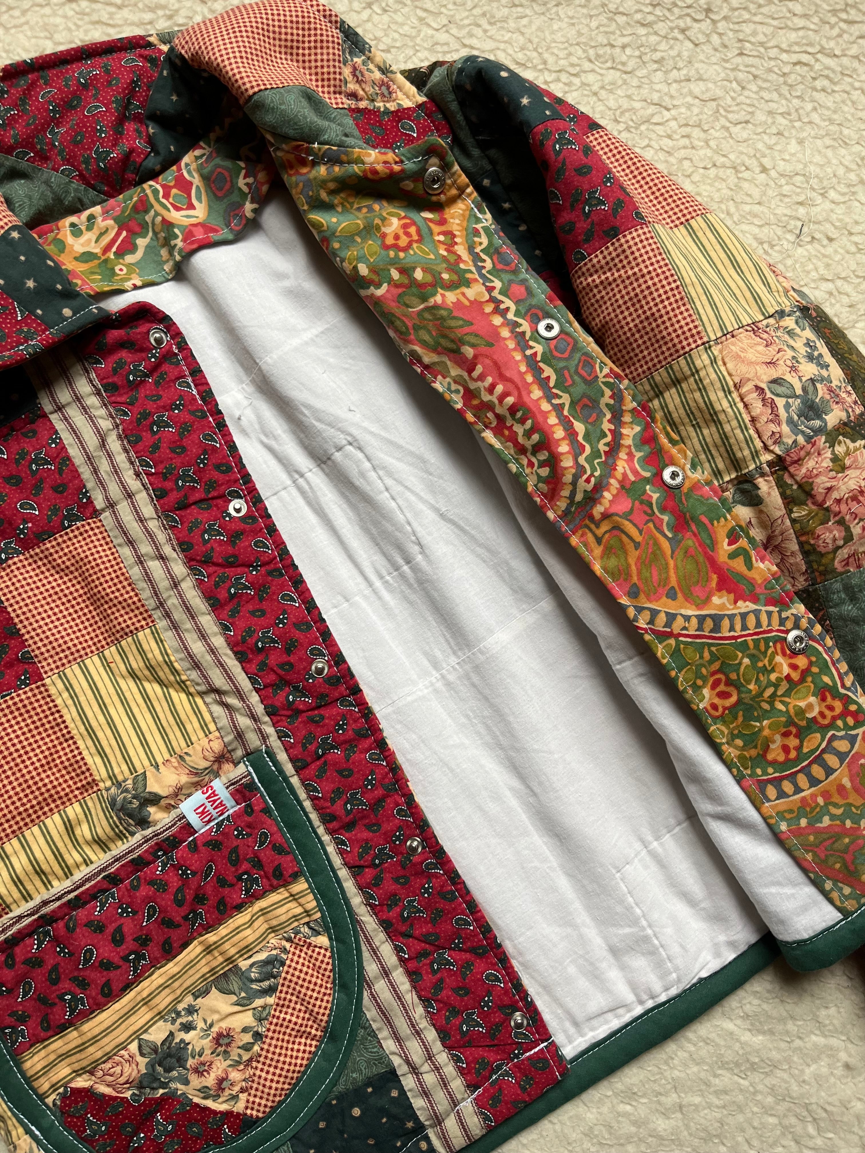 Veste patchwork upcyclée - Pièce unique