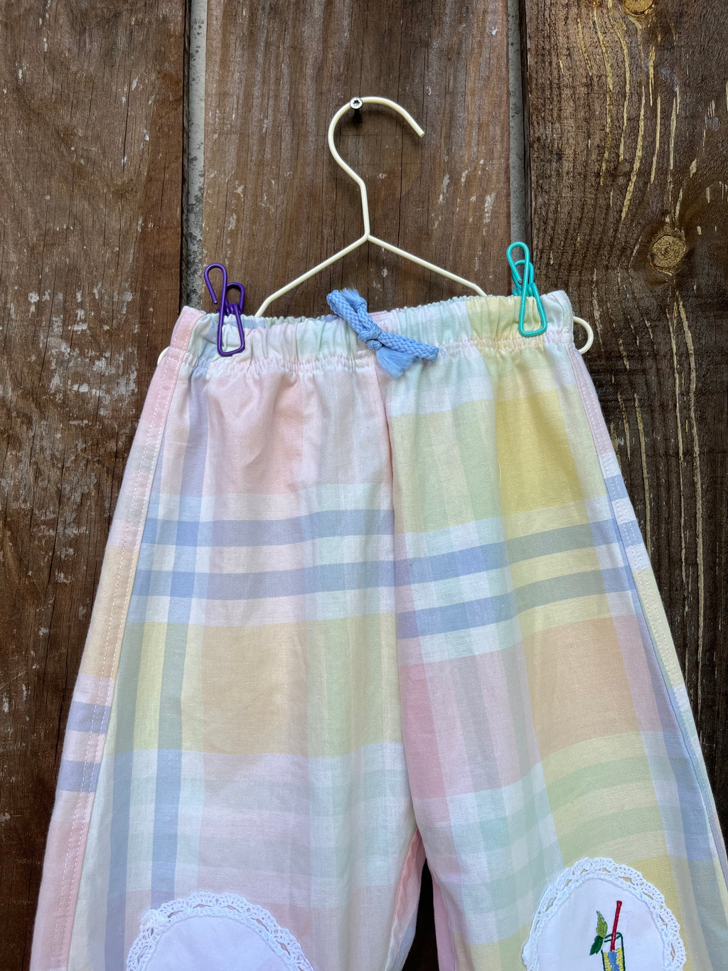 Pantalon enfant à carreaux
