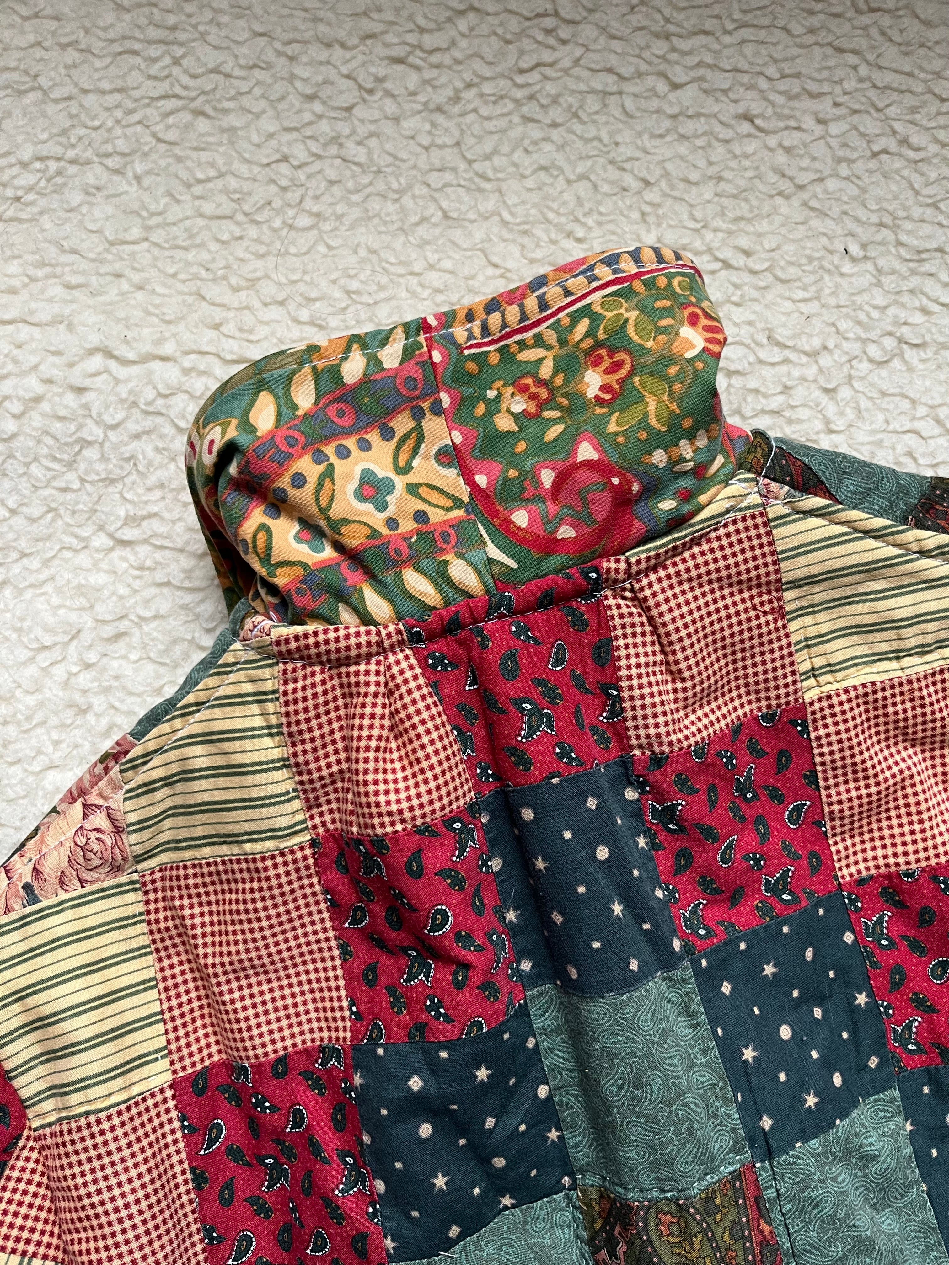 Veste patchwork upcyclée - Pièce unique