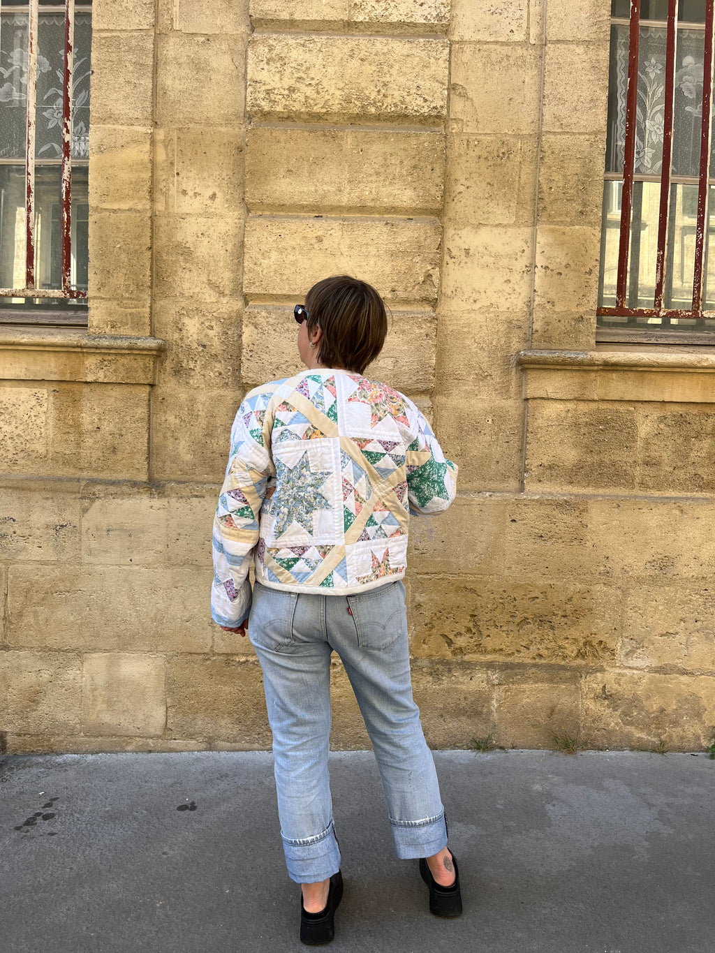 Veste patchwork upcyclée - Pièce unique
