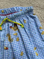 Pantalon vichy poules