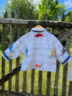 Ensemble brodé poisson enfant