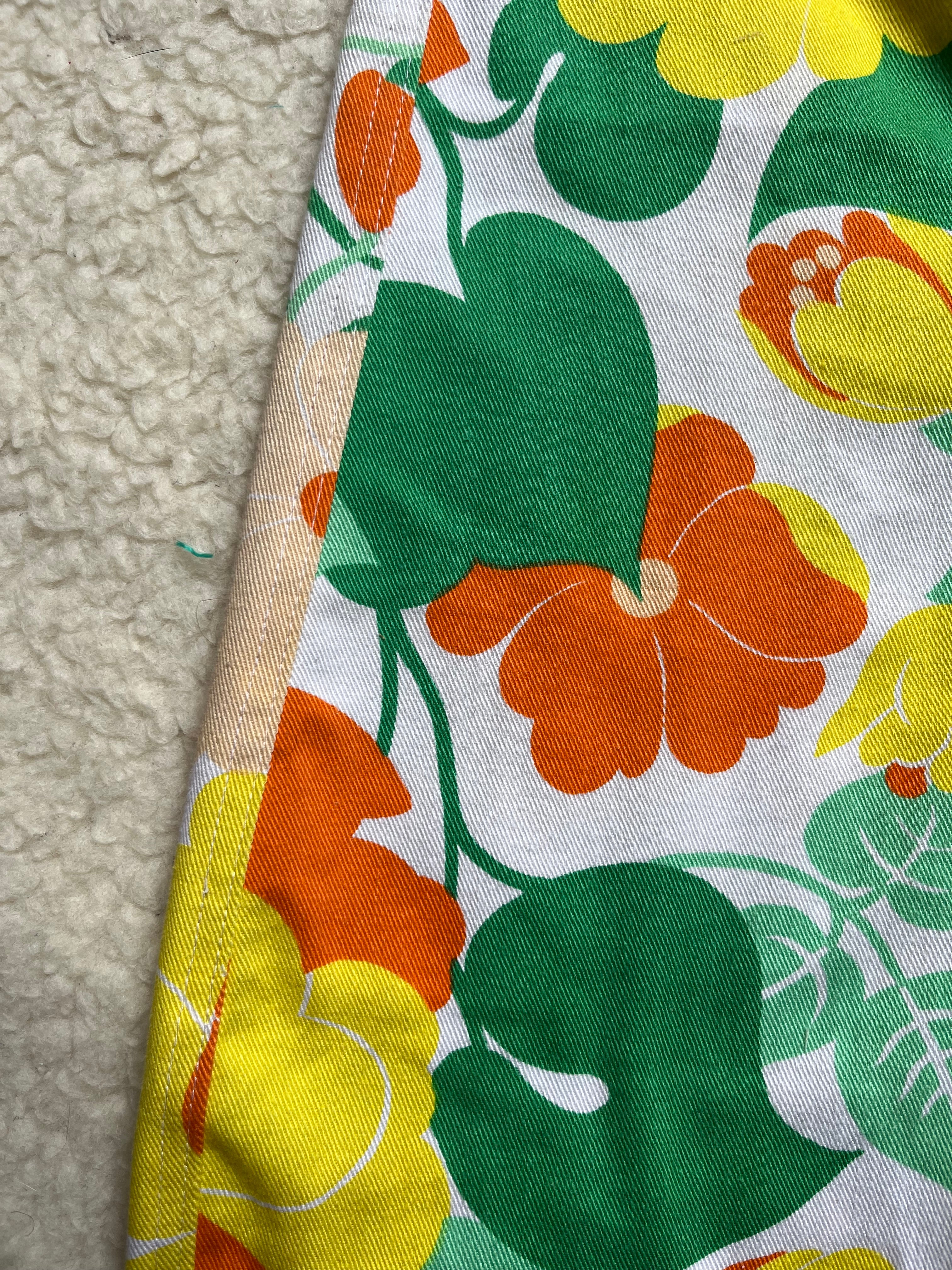 Pantalon enfant à fleurs