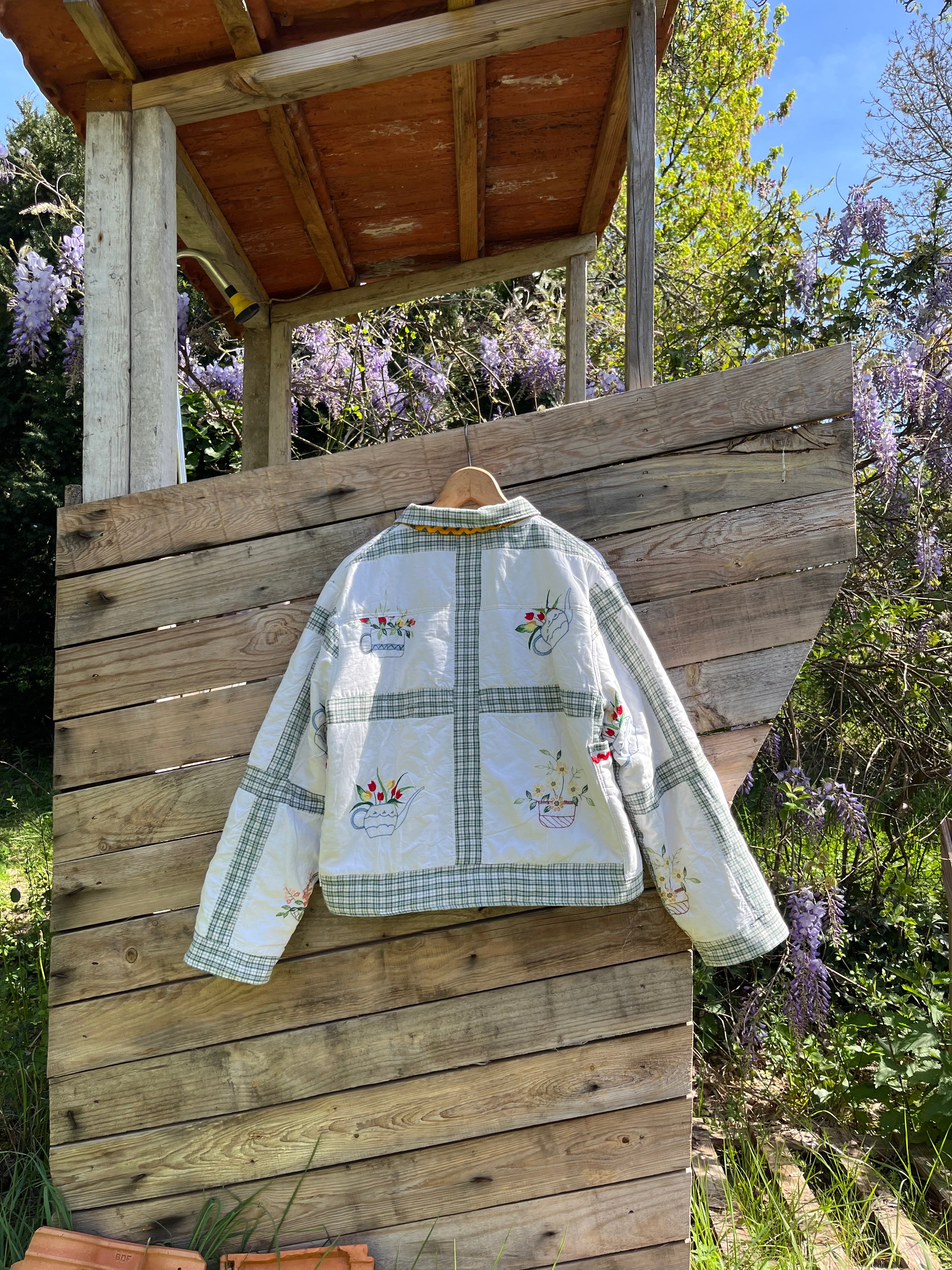 Veste patchwork upcyclée - Pièce unique