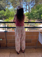 Pantalon fleurs