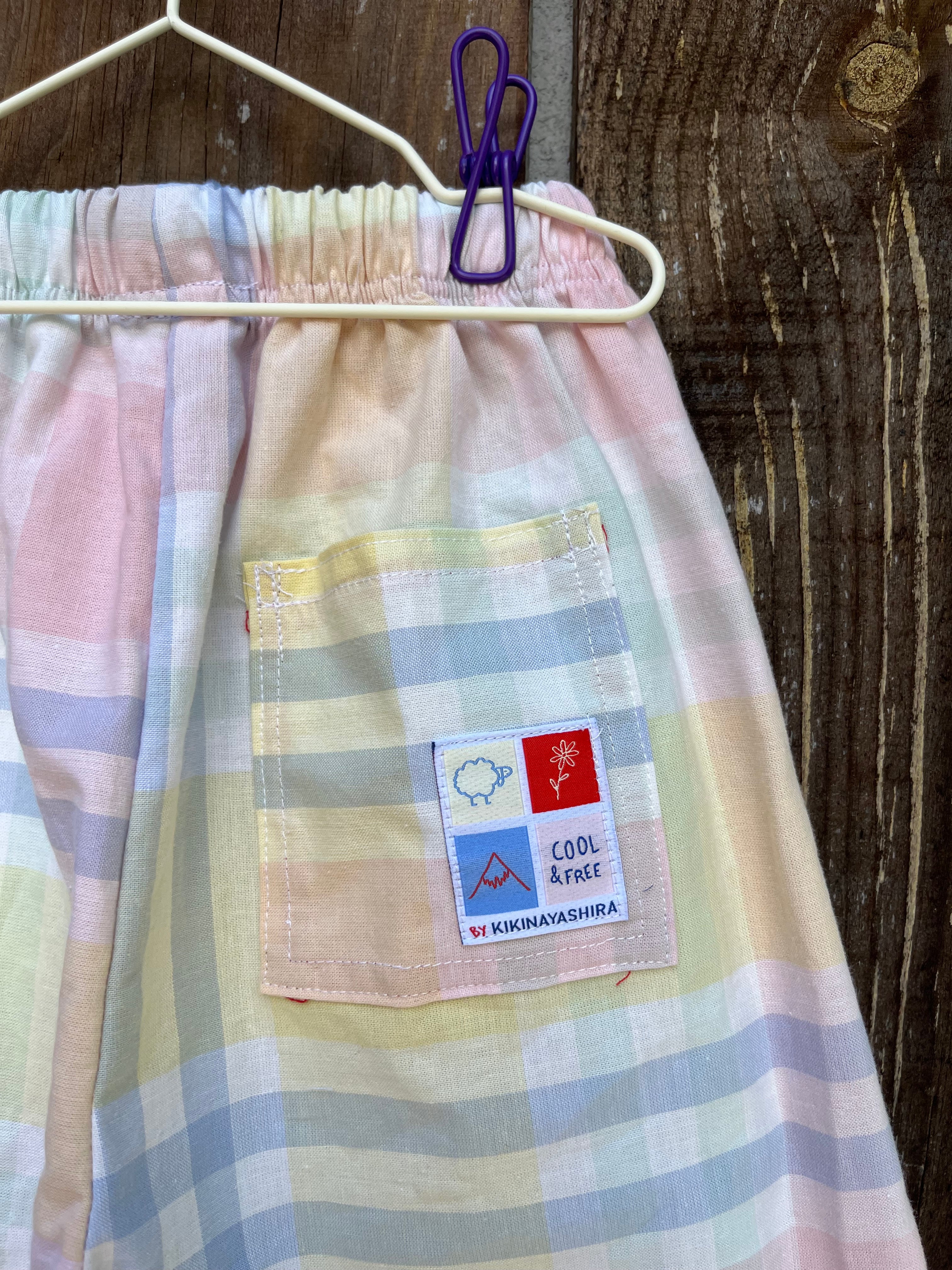 Pantalon enfant à carreaux