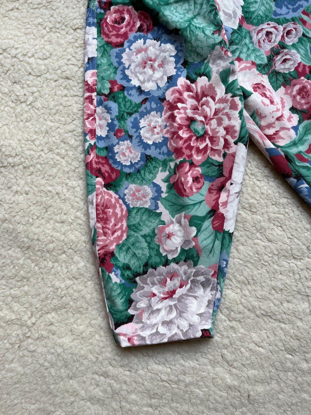 Pantalon enfant à fleurs