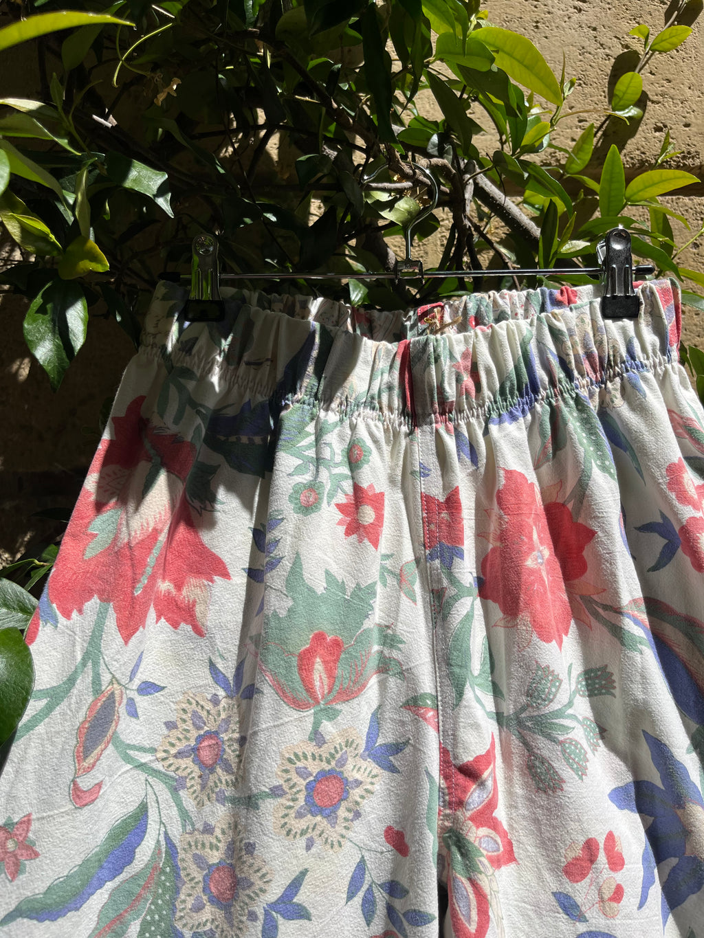 Pantalon fleurs