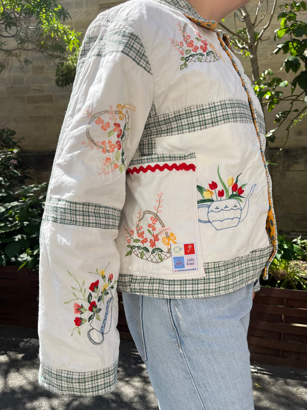 Veste patchwork upcyclée - Pièce unique