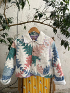 Veste patchwork upcyclée - Pièce unique