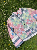 Veste patchwork upcyclée - Pièce unique