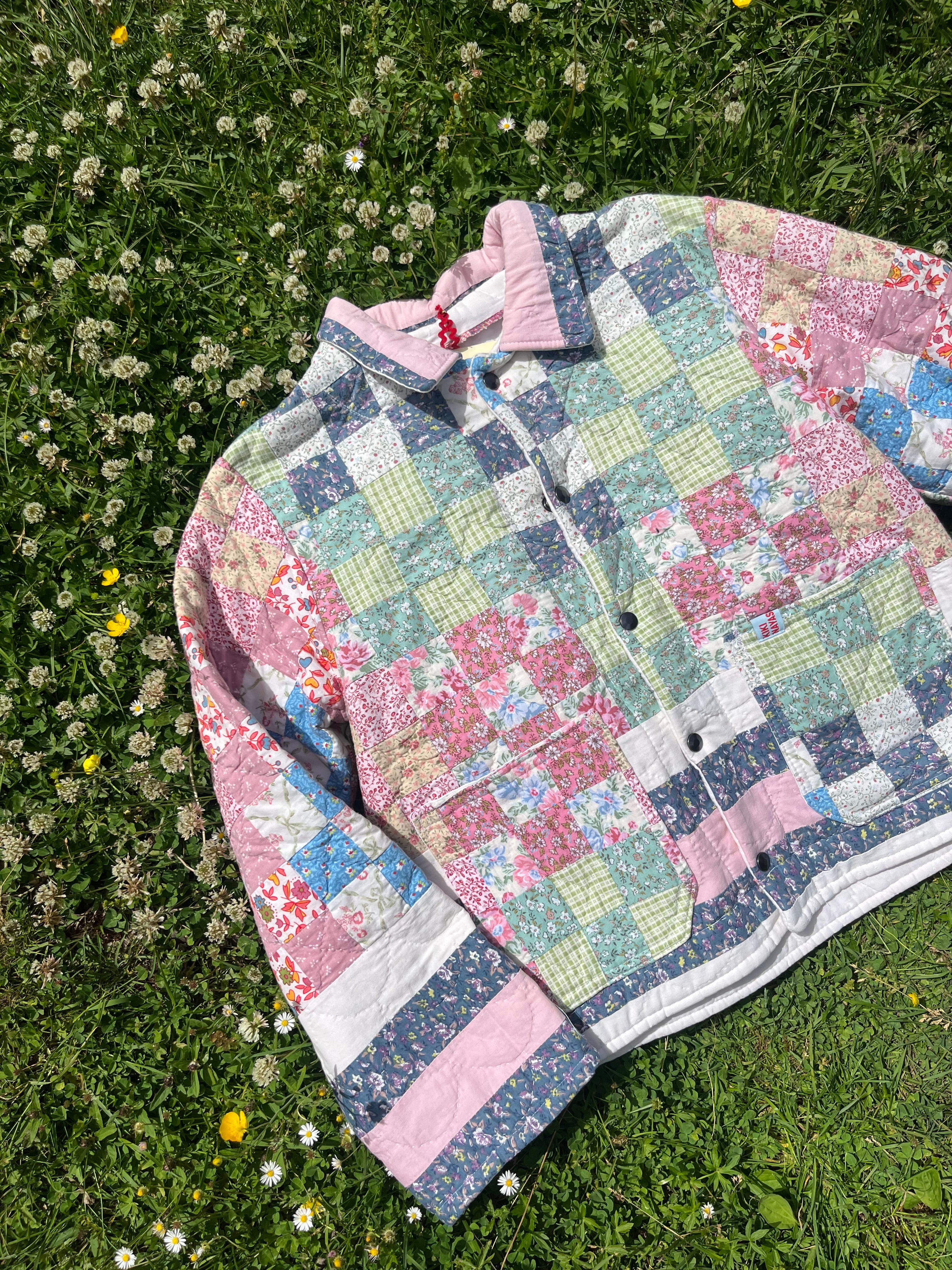 Veste patchwork upcyclée - Pièce unique