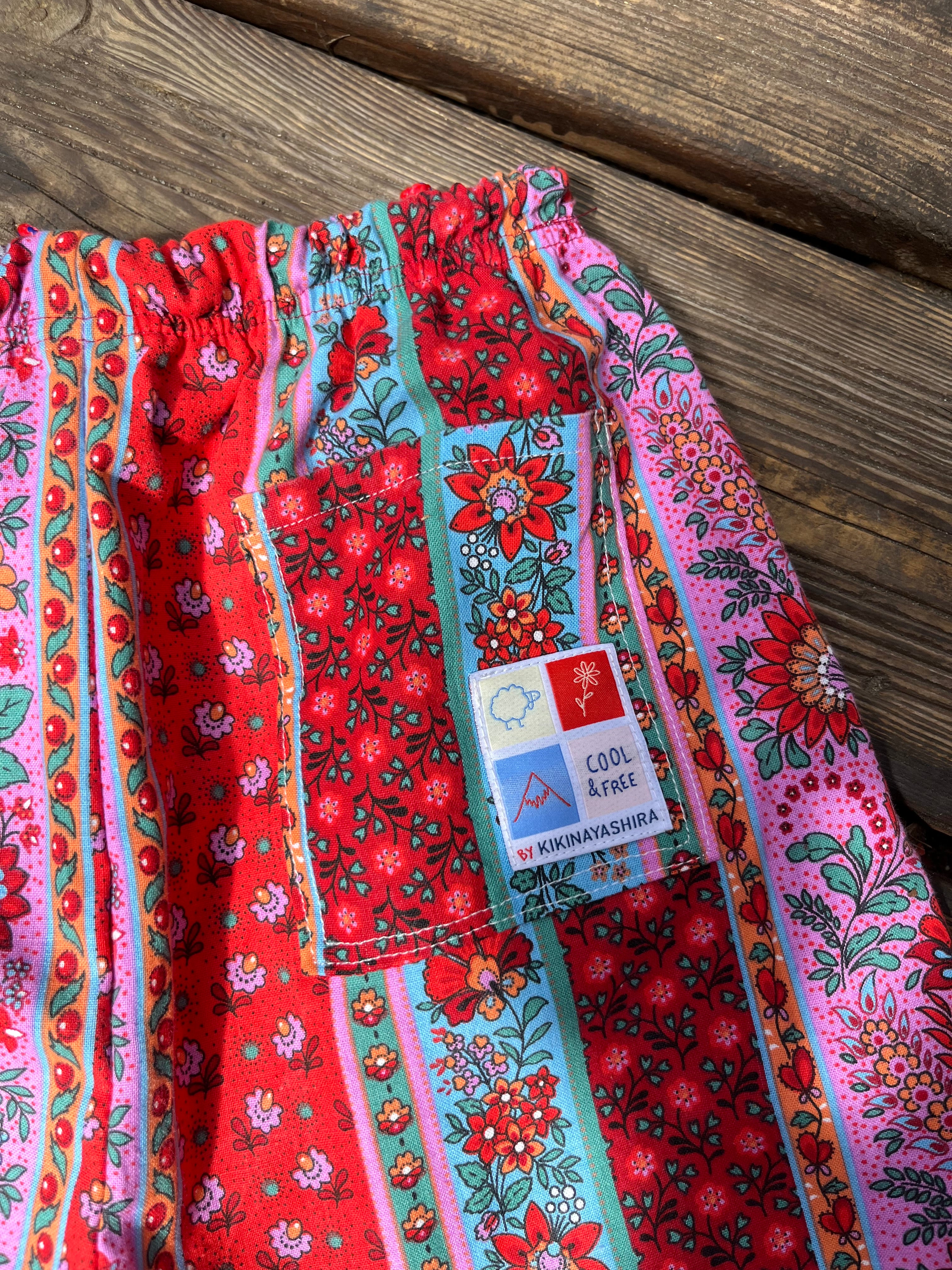 Pantalon enfant à fleurs