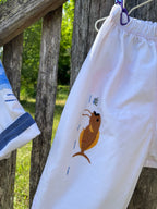 Ensemble brodé poisson enfant