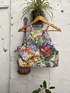 Débardeur fleurs upcyclé - Pièce unique