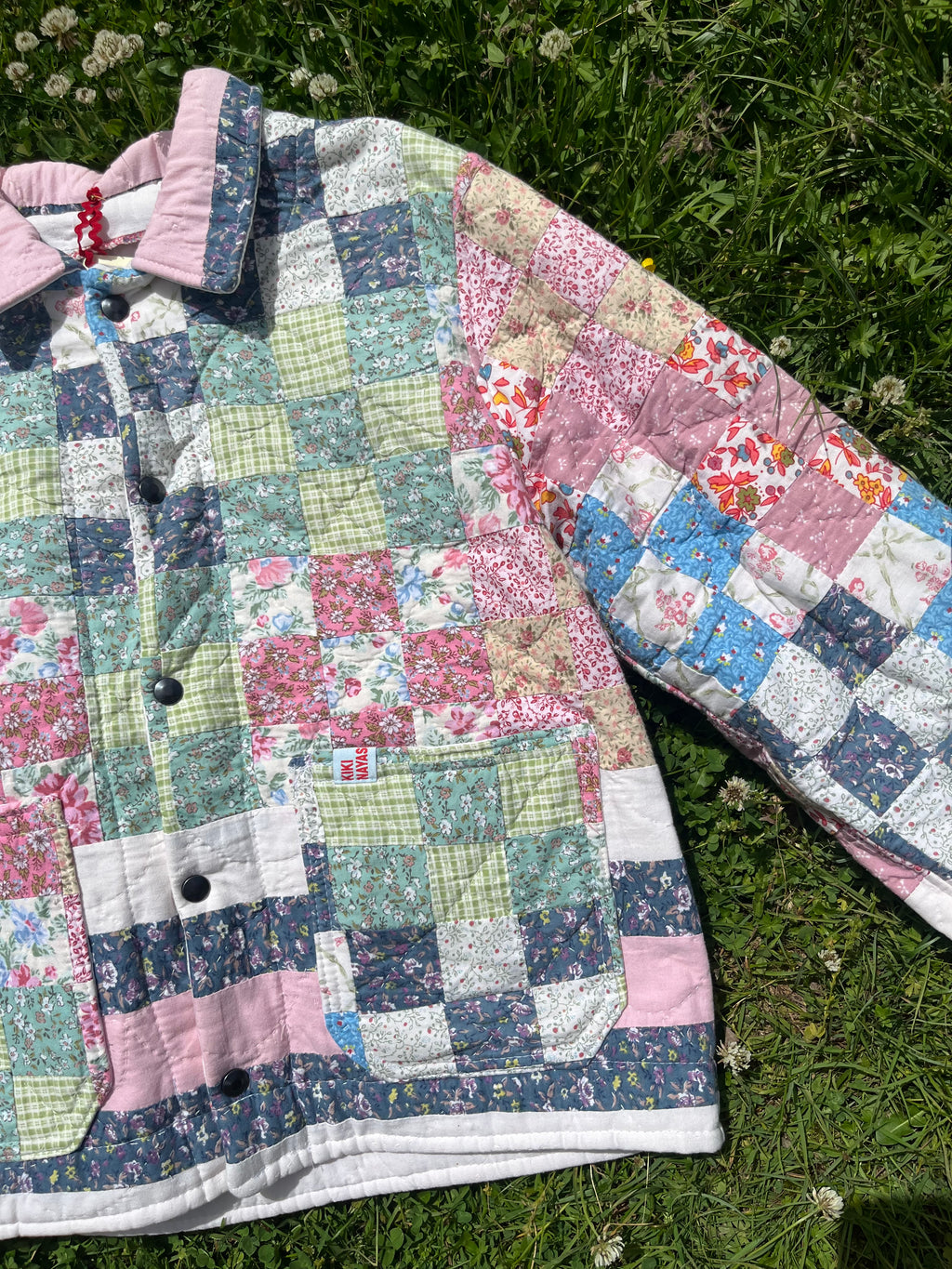 Veste patchwork upcyclée - Pièce unique