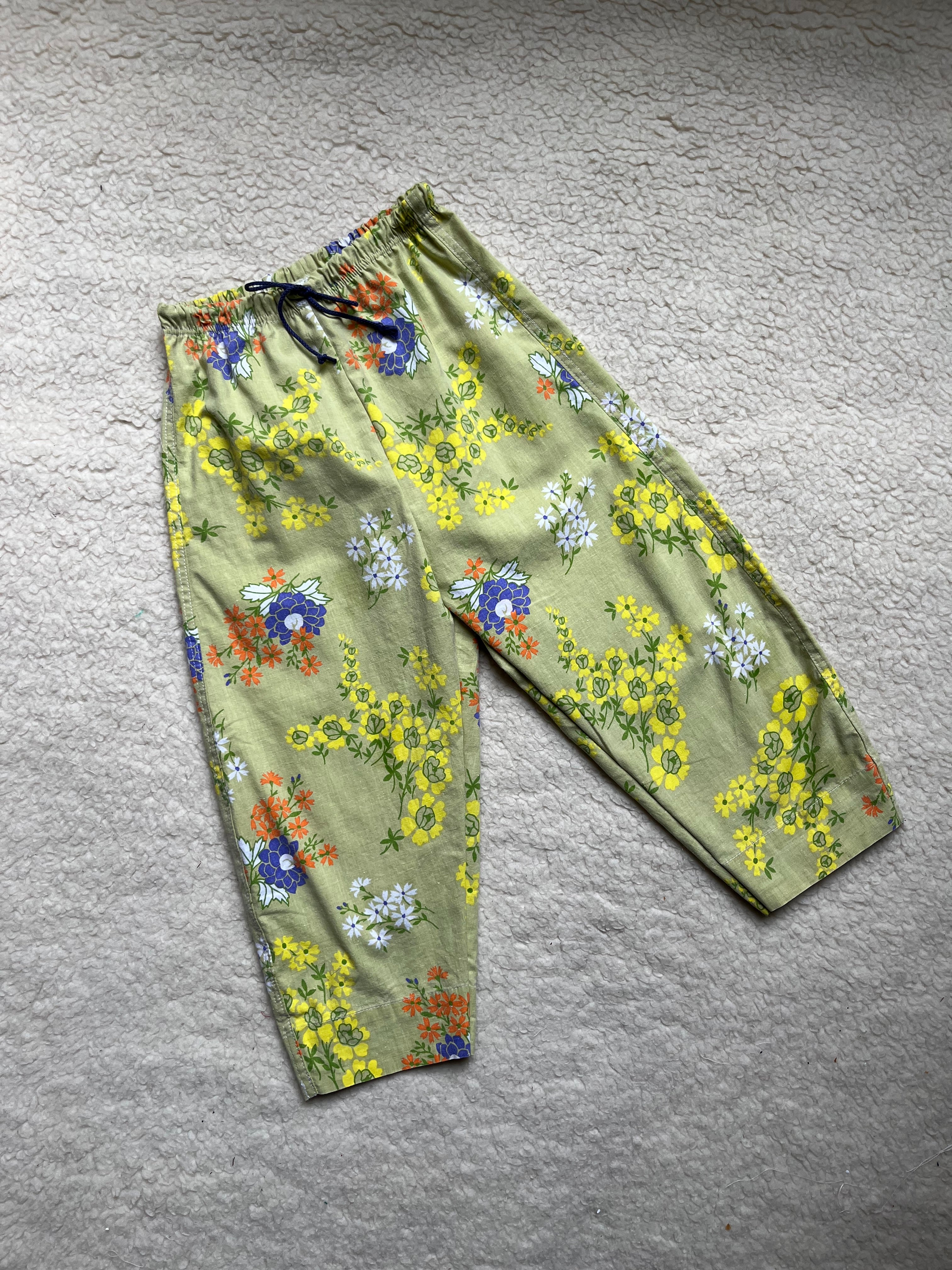 Pantalon enfant à fleurs