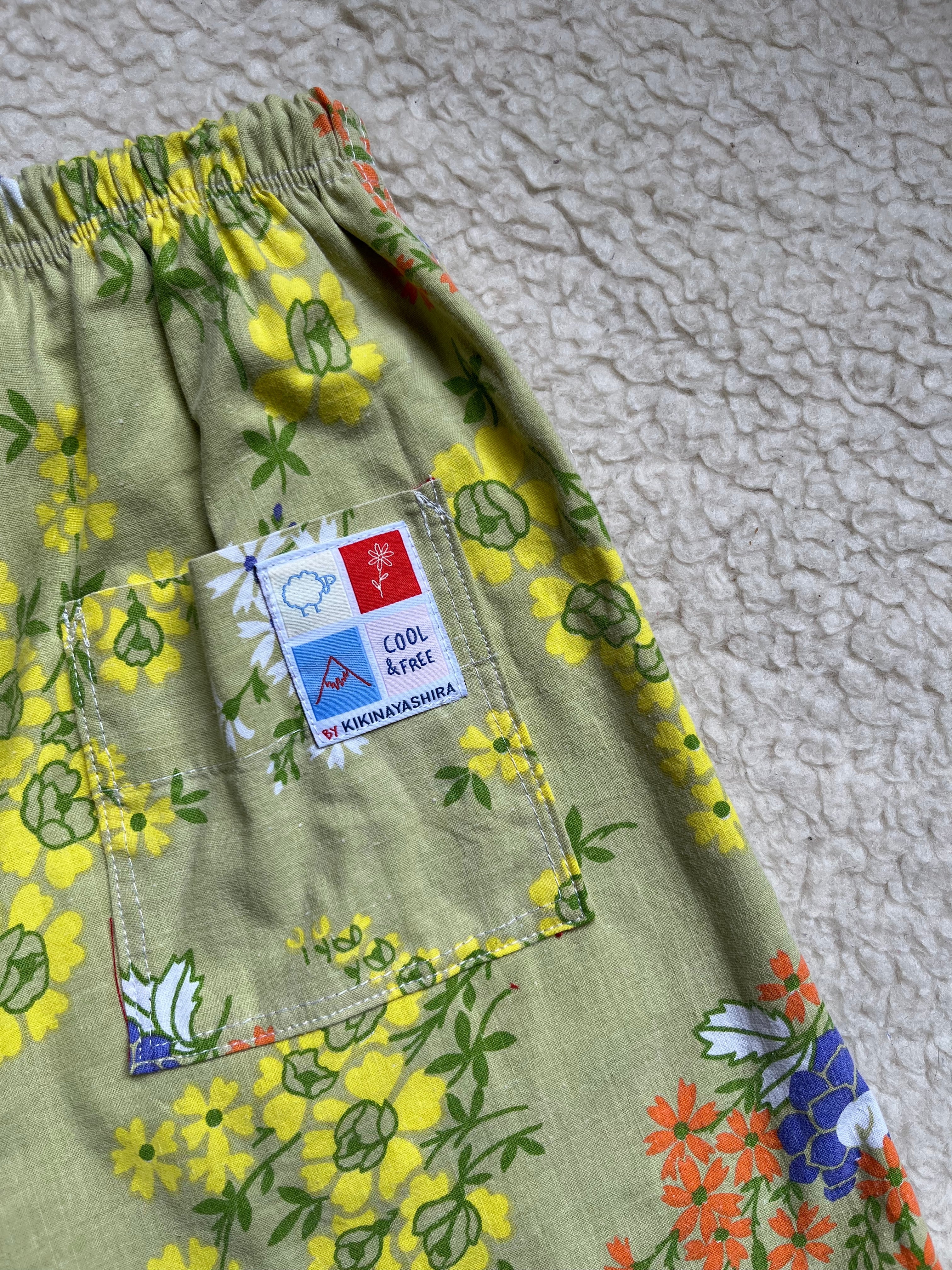 Pantalon enfant à fleurs