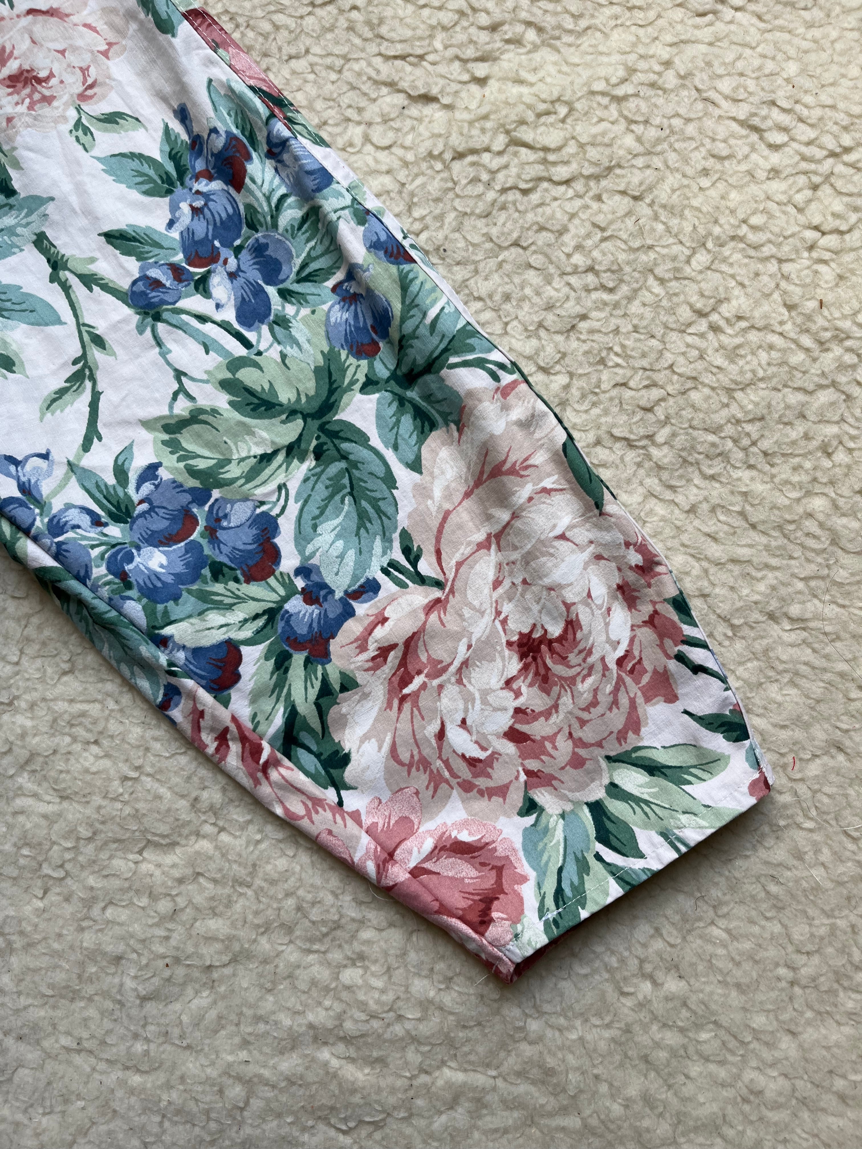 Pantalon enfant à fleurs