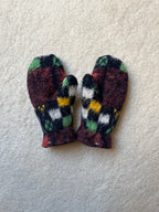 Moufles upcyclées multicolore