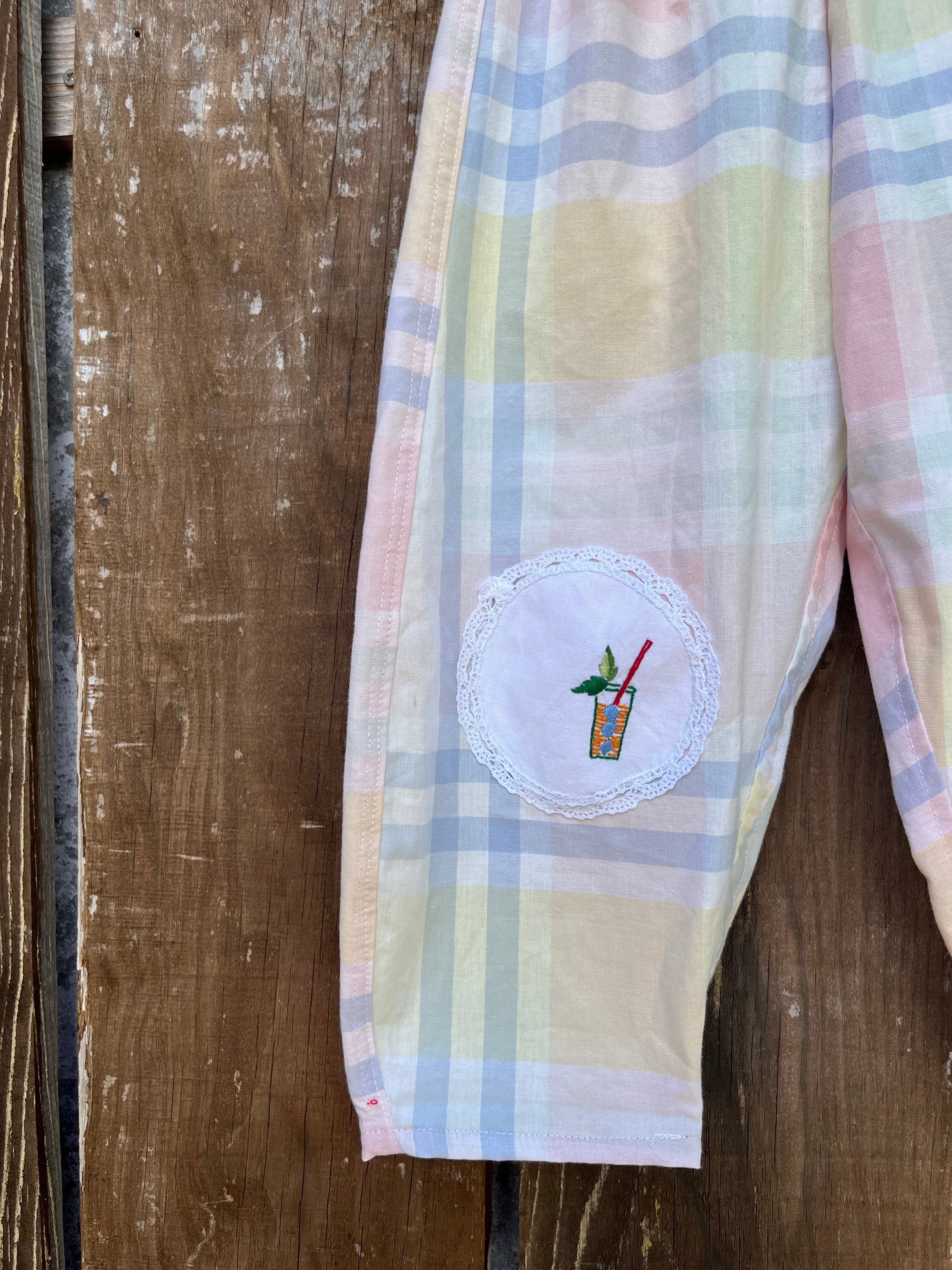 Pantalon enfant à carreaux