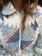 Veste patchwork upcyclée - Pièce unique