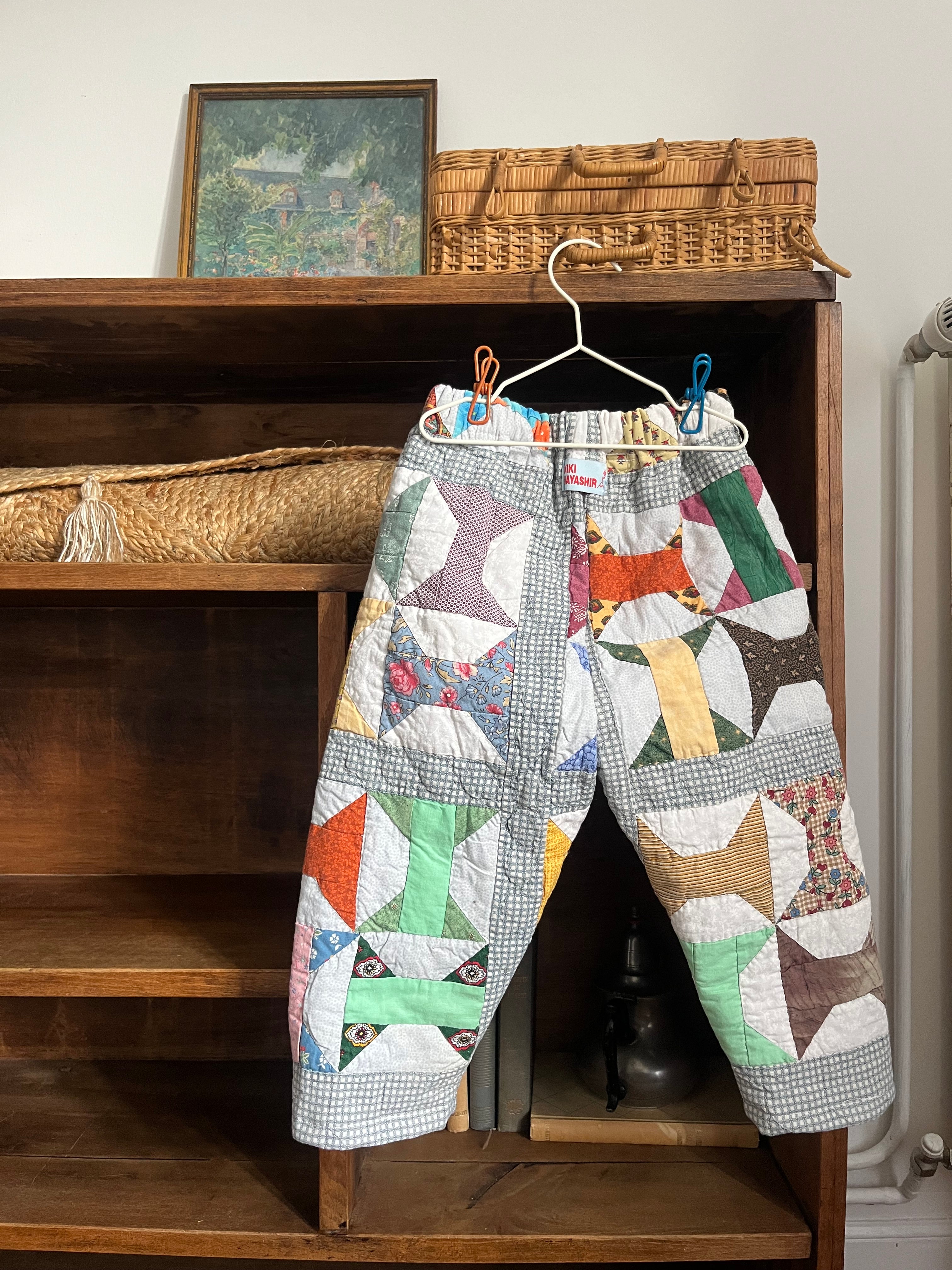 Pantalon enfant patchwork