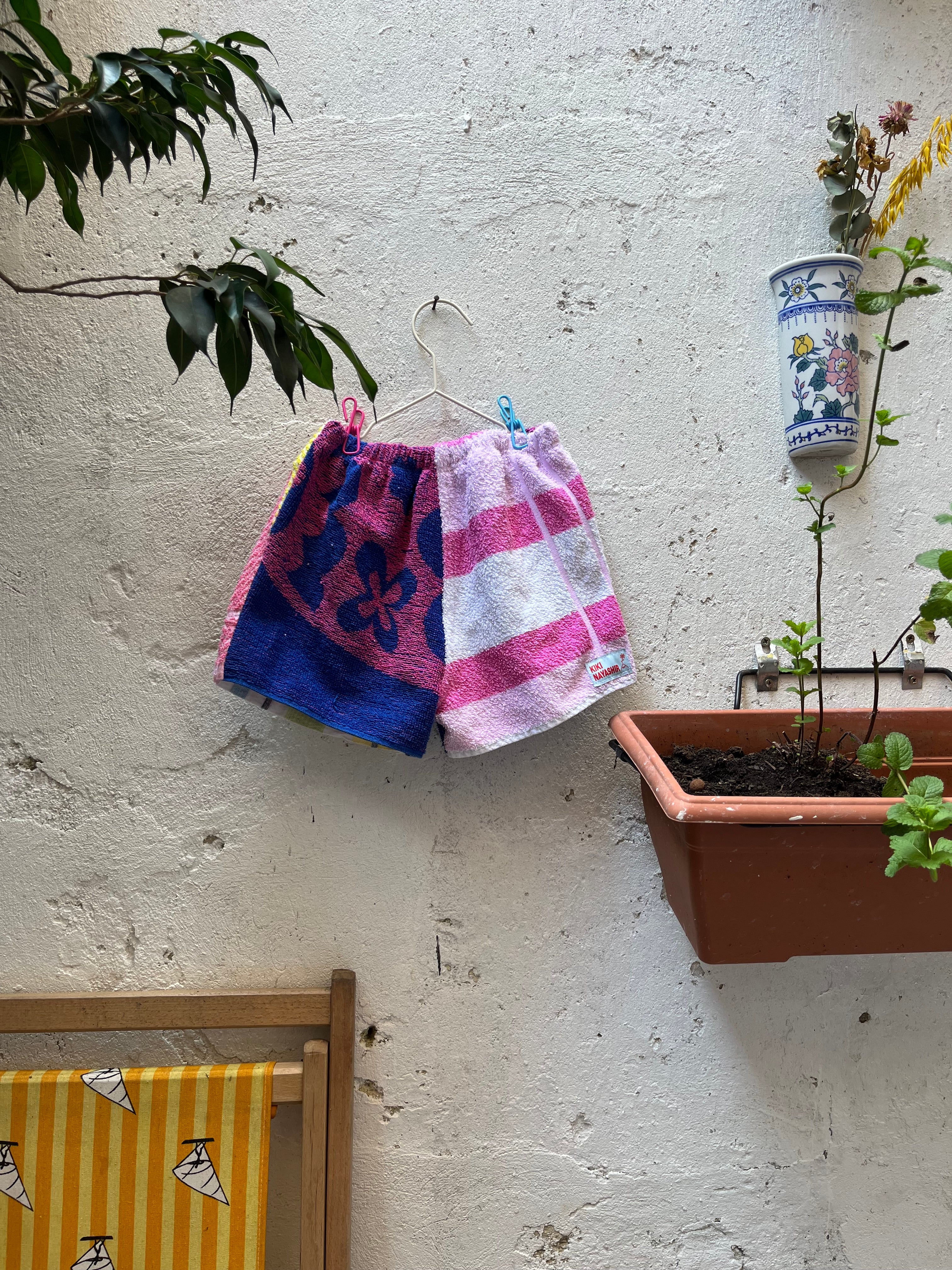 Short éponge vintage enfants
