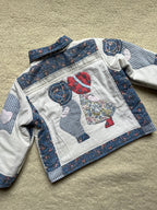 Veste upcyclée patchwork