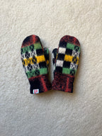 Moufles upcyclées multicolore