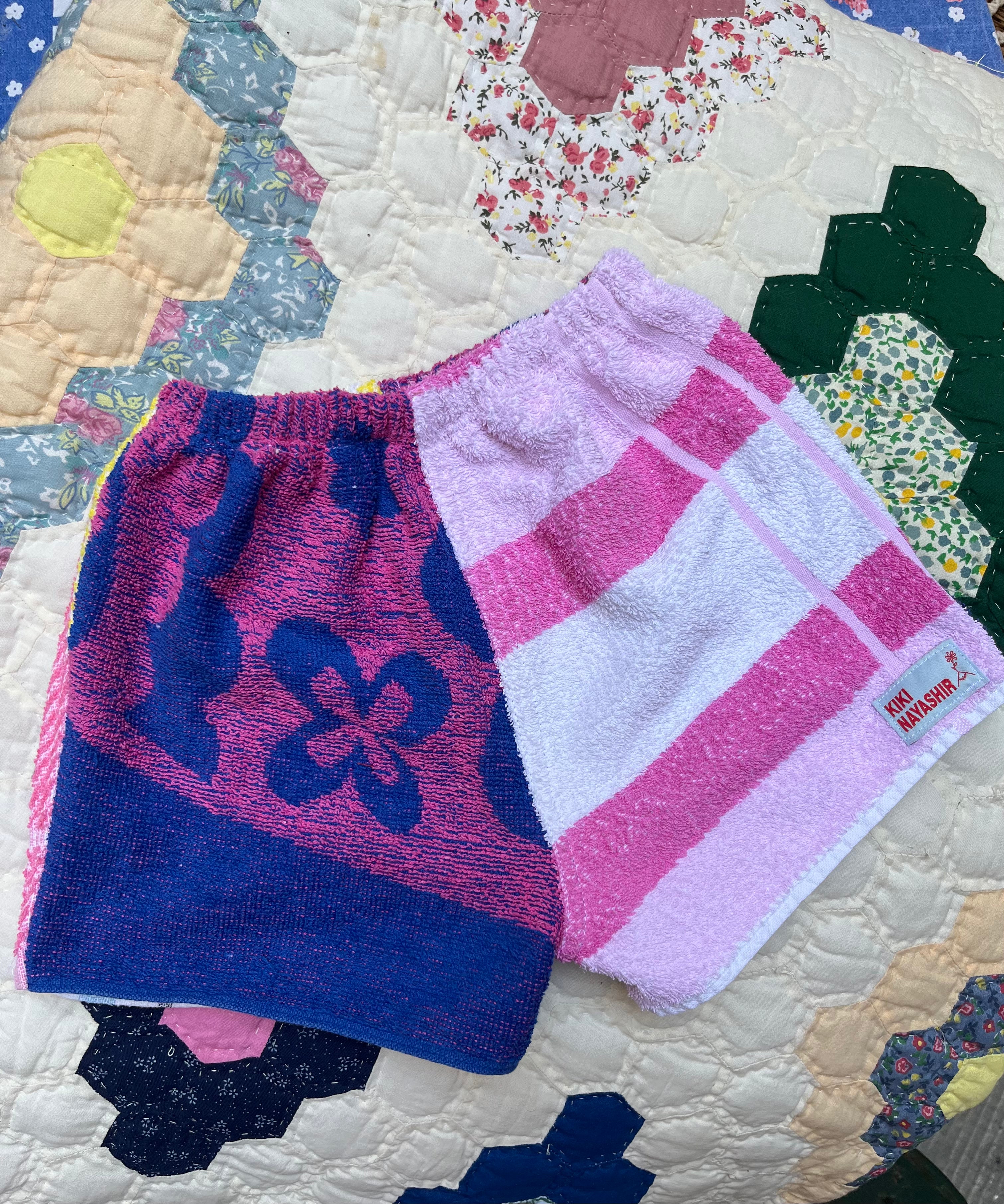 Short éponge vintage enfants