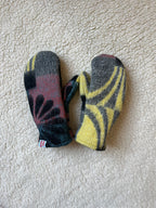 Moufles upcyclées multicolore