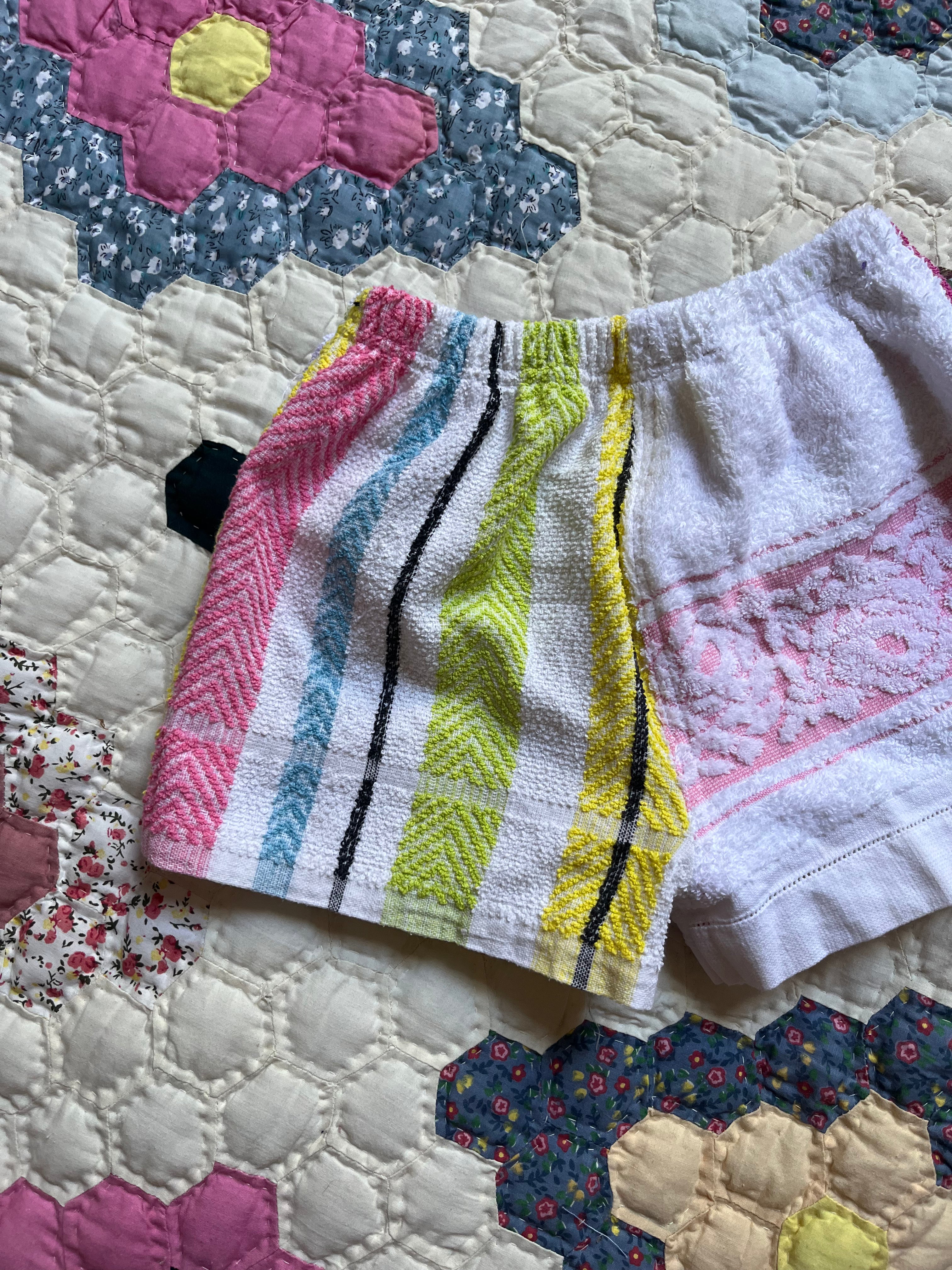 Short éponge vintage enfants