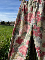 Pantalon enfant à fleurs