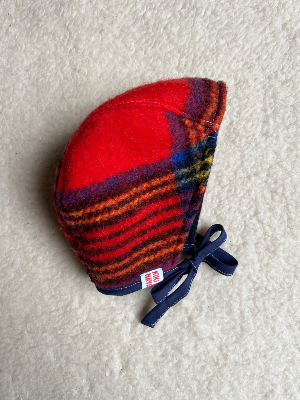 Béguin tartan laine/polaire réversible