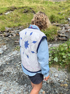 Veste sans manches patchwork - Pièce unique