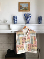 Veste sans manches Patchwork