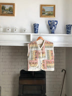 Veste sans manches Patchwork
