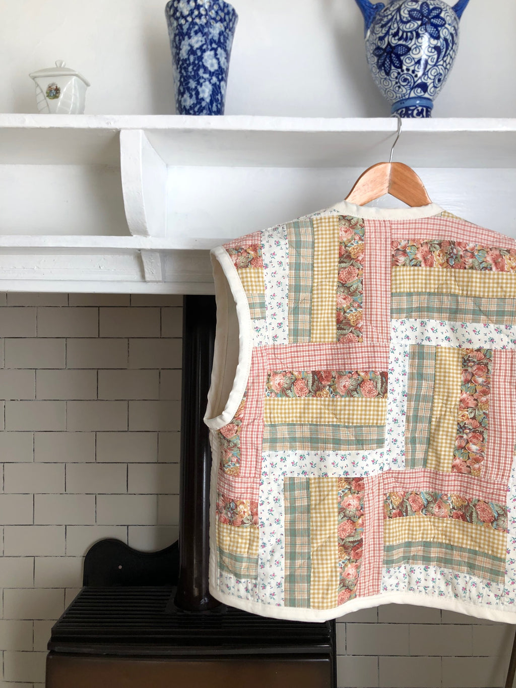 Veste sans manches Patchwork