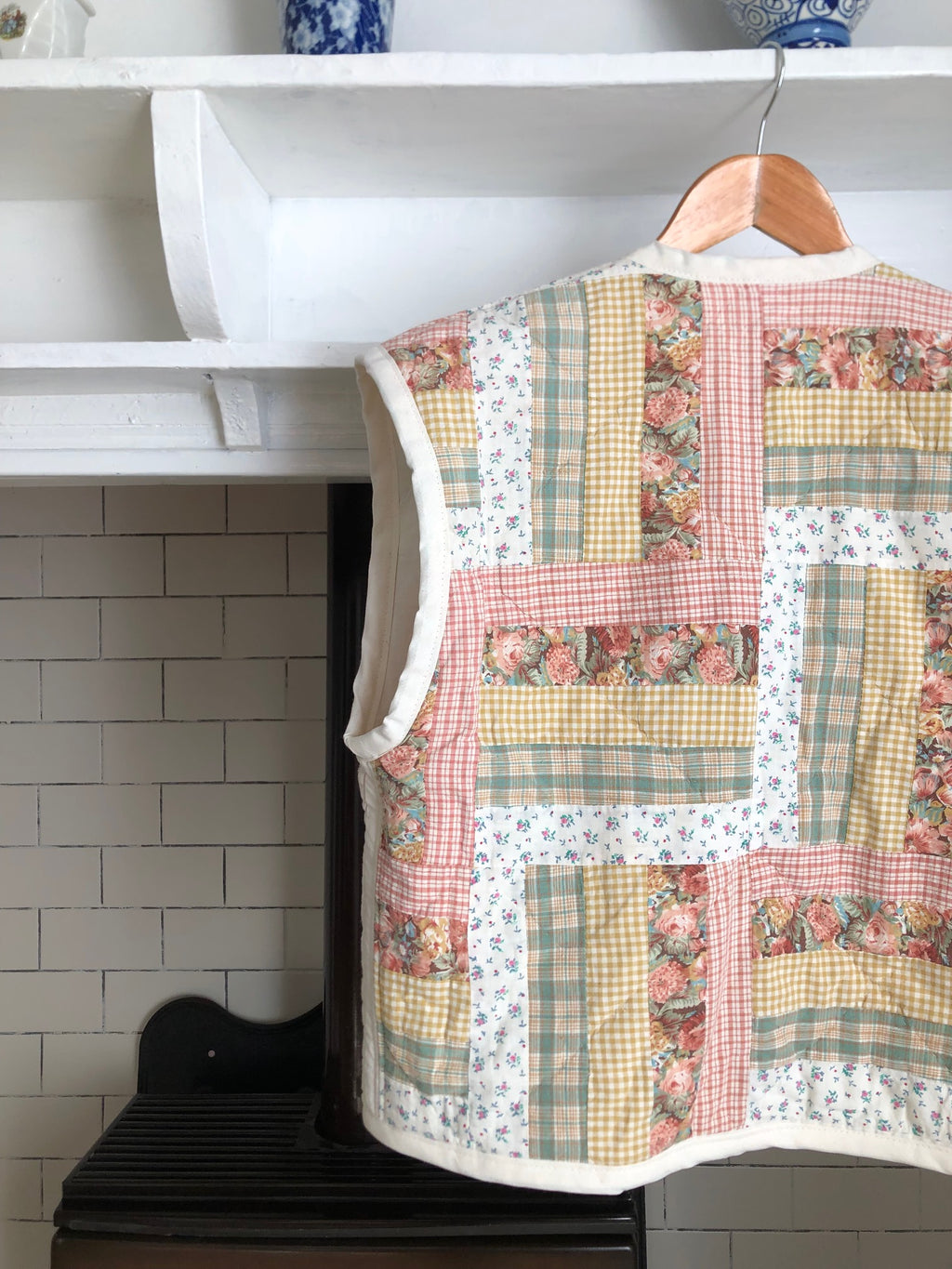Veste sans manches Patchwork