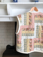 Veste sans manches Patchwork