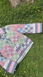 Veste patchwork upcyclée - Pièce unique